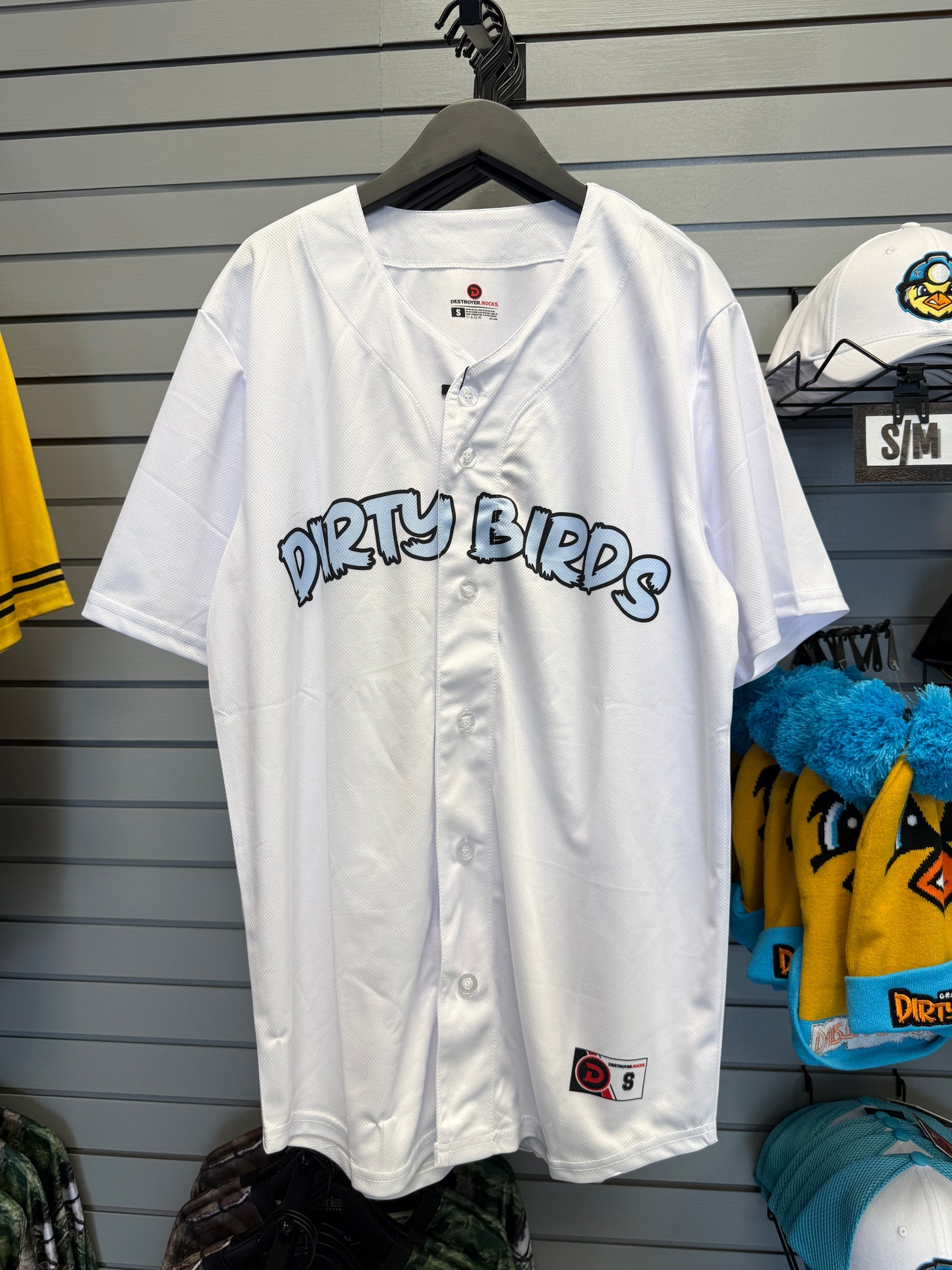 WHITE - DIRTY BIRDS REPLICA JERSEY