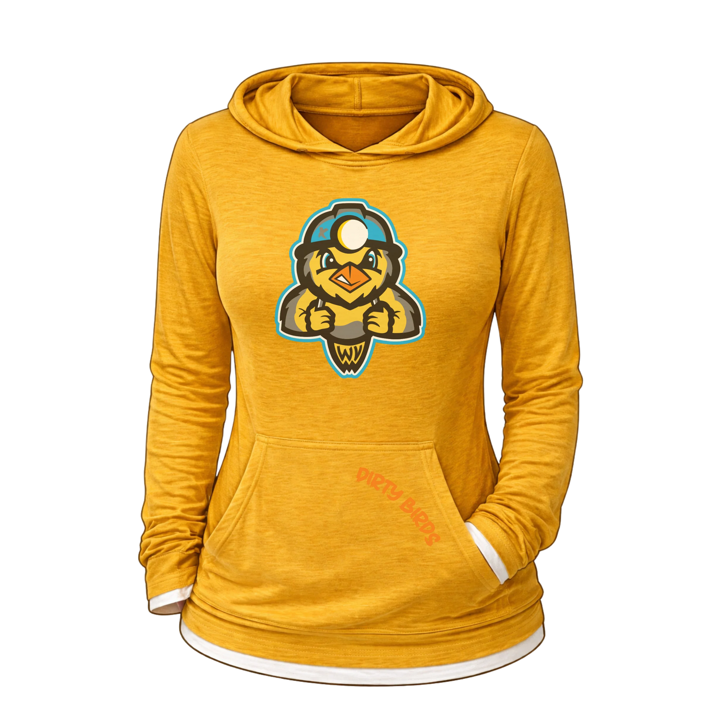 LS Hooded TShirt - Ginger