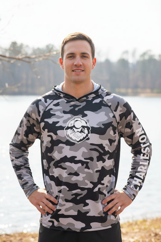 Hooded Fishing Shirt - Camo