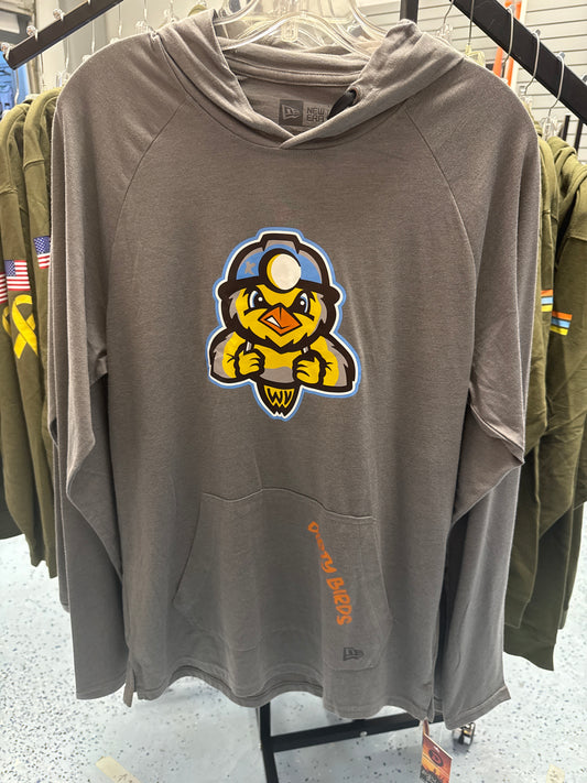 LS Hooded TShirt - Athletic Grey