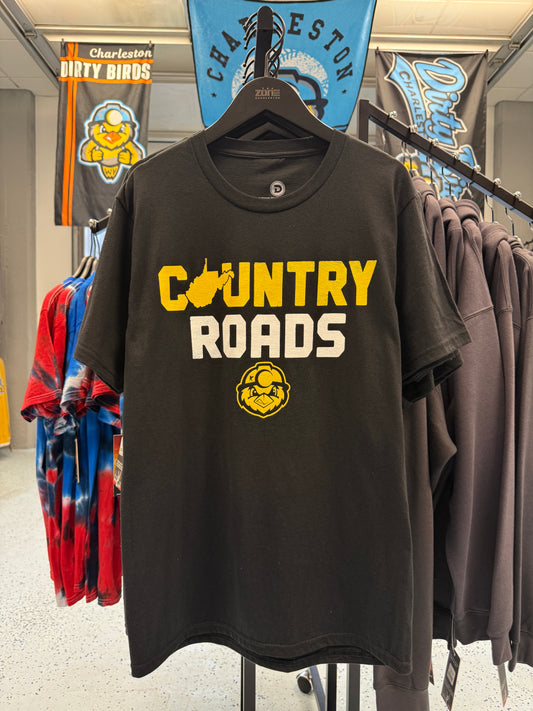 Tees, Country Roads WV - Jet Black